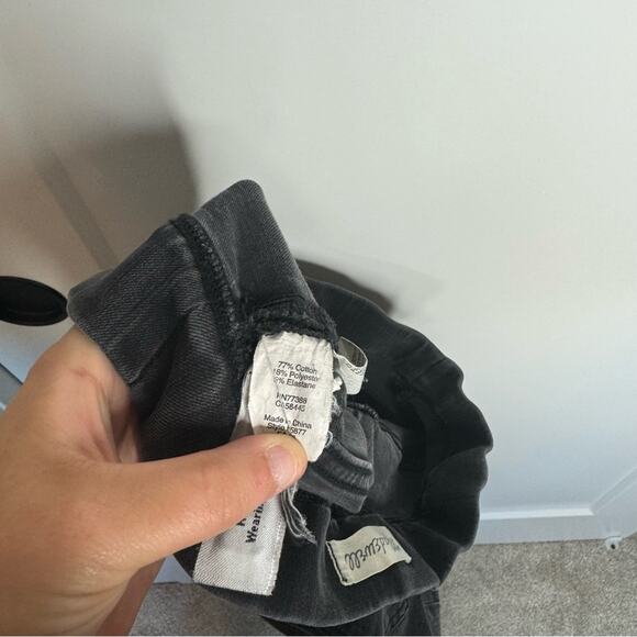 Madewell The Anywhere Jean Black Wash Denim High Rise Skinny Fit Size 27 - Picture 5 of 6